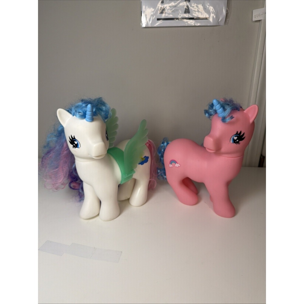 X2 My Little Pony Rainbow Pink Unicorn Jumbo 9" Gi-Go Fakie, Luna Moon SML-16-B1